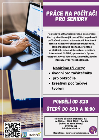 Práce na počítači pro seniory - 3 varianty
